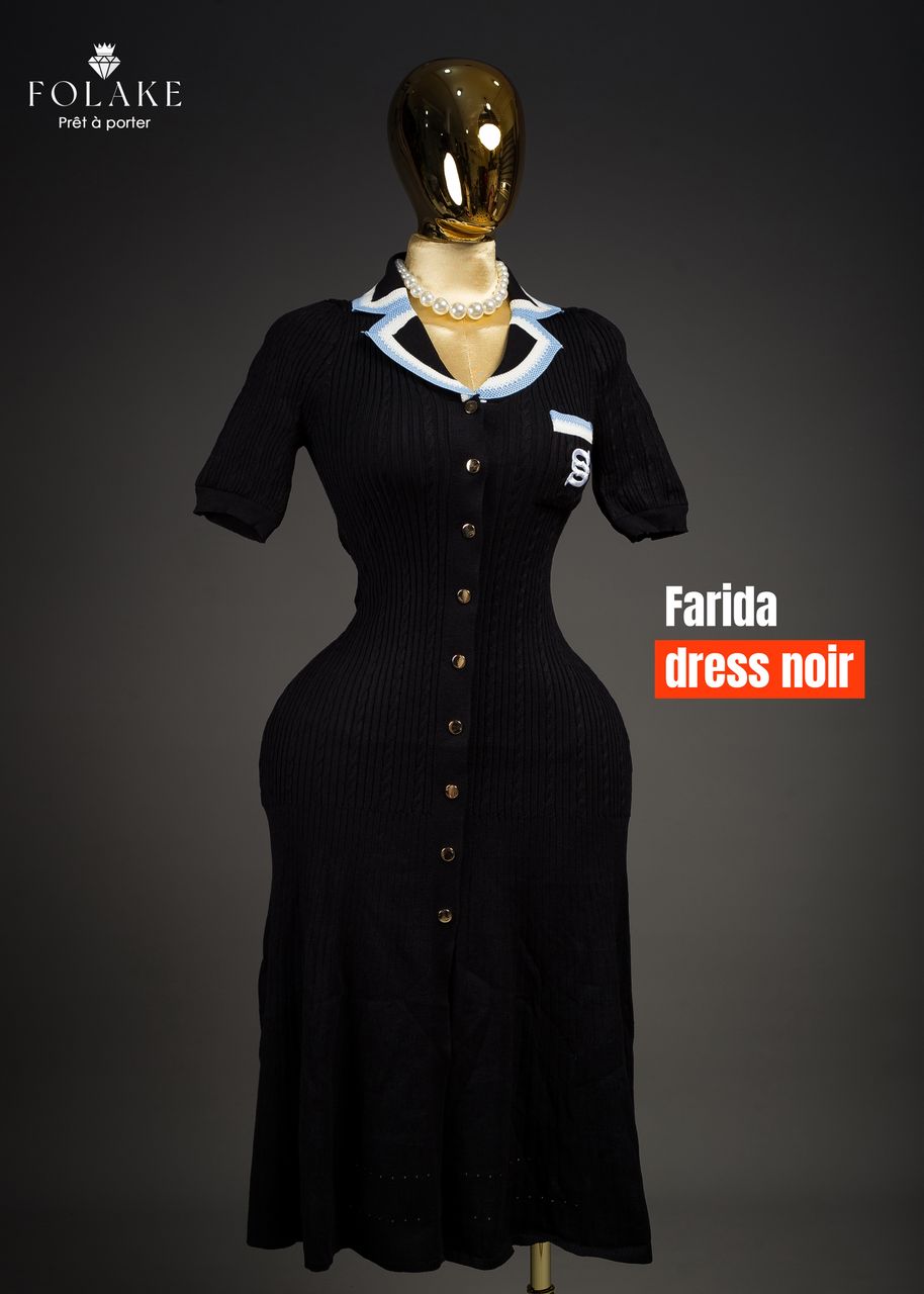 Farida Dress Noir